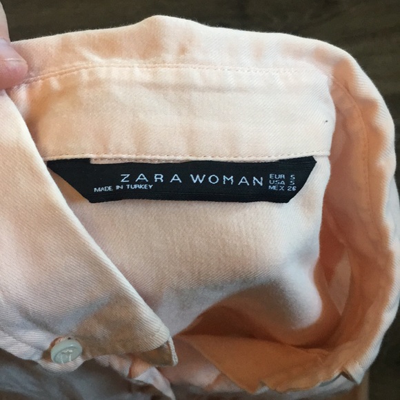 Zara Pink Button Up - Picture 2 of 3